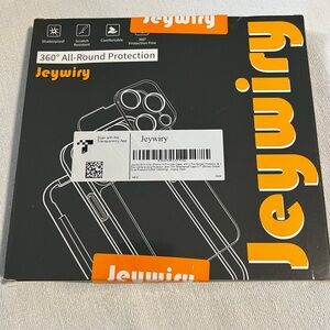 New Jeywiry 360 All Around Protection 5 in 1 for iPhone 14 Pro Max Case, Clear